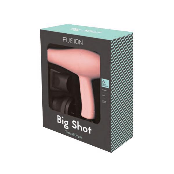 Fusion Big Shot Travel Hair Dryer pink in box